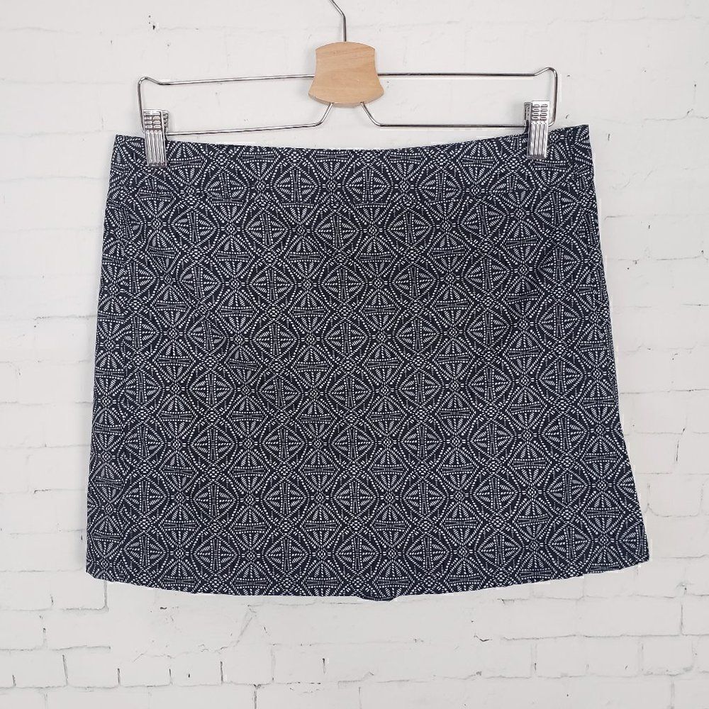 Ripskirt Hawaii True Wrap Skirt Size M Black White Geometric Neutral Length 1